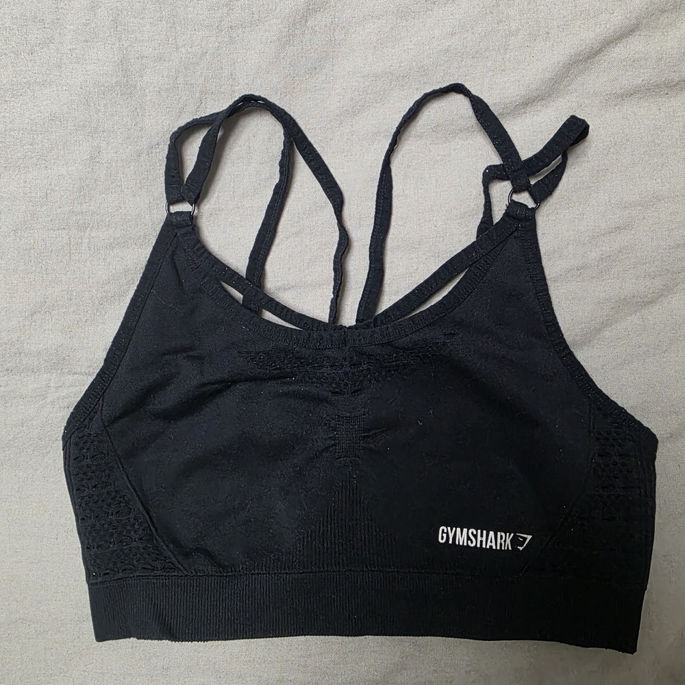 Gymshark Midnight Black Sports Bra